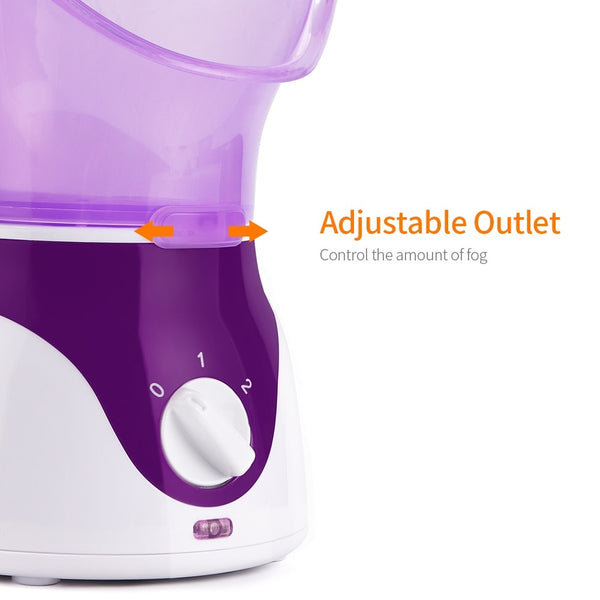 Facial Steamer with adjustable outlet