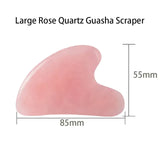 Large Rose Quartz Gua sha Scraper