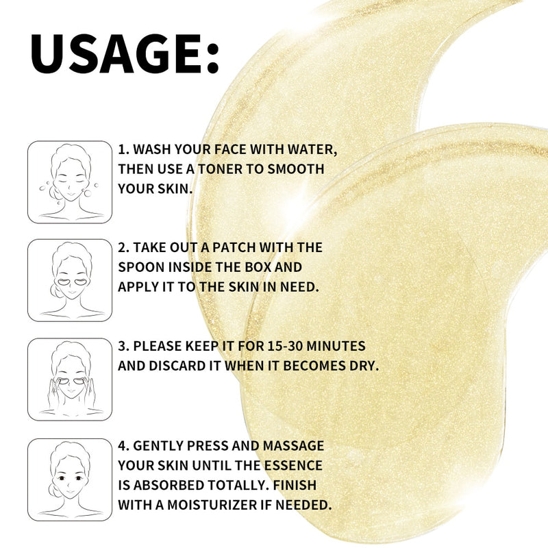 Gold Collagen Eye Mask Usage