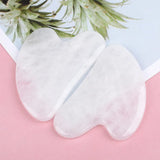 White jade Gua sha scraper